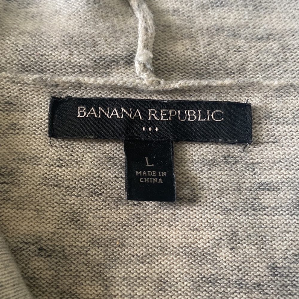 Banana Republic Grey Zip up hoodie - Picture 2 of 3